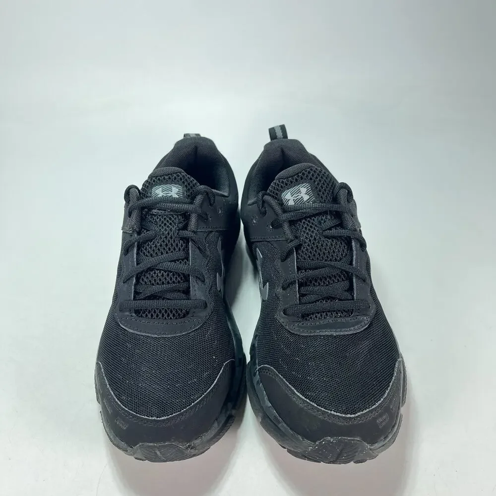 Under Armour Charged Assert 10 Black Pitch Grey Camo Running Shoes Men's Size 9